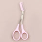 1Pcs Eyebrow Trimmer Makeup Tools Stainless Steel Eyebrow Scissors With Comb Hair Removal Eyebrows Shaping Makeup Tools