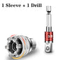 Adjustable Sleeve The Drill Magic Universal Socket Set with Connecting Rod Fits Standard 3/8-3/4'' 10-19mm Drill Adapter Sockets