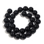 1 Strand Natural Stone Black Onyx Agate Round Loose Beads 2-20MM Pick Size For Crafts Making DIY Sewing clothing Accessories
