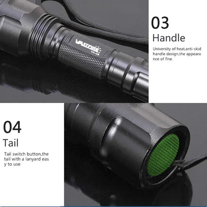Blue/395nm UV Flashlight Ultraviolet Nail Lamp Torch Curing Cat Tinea Pet Urine Stain Marker Leakage Ore Money Scorpion Light