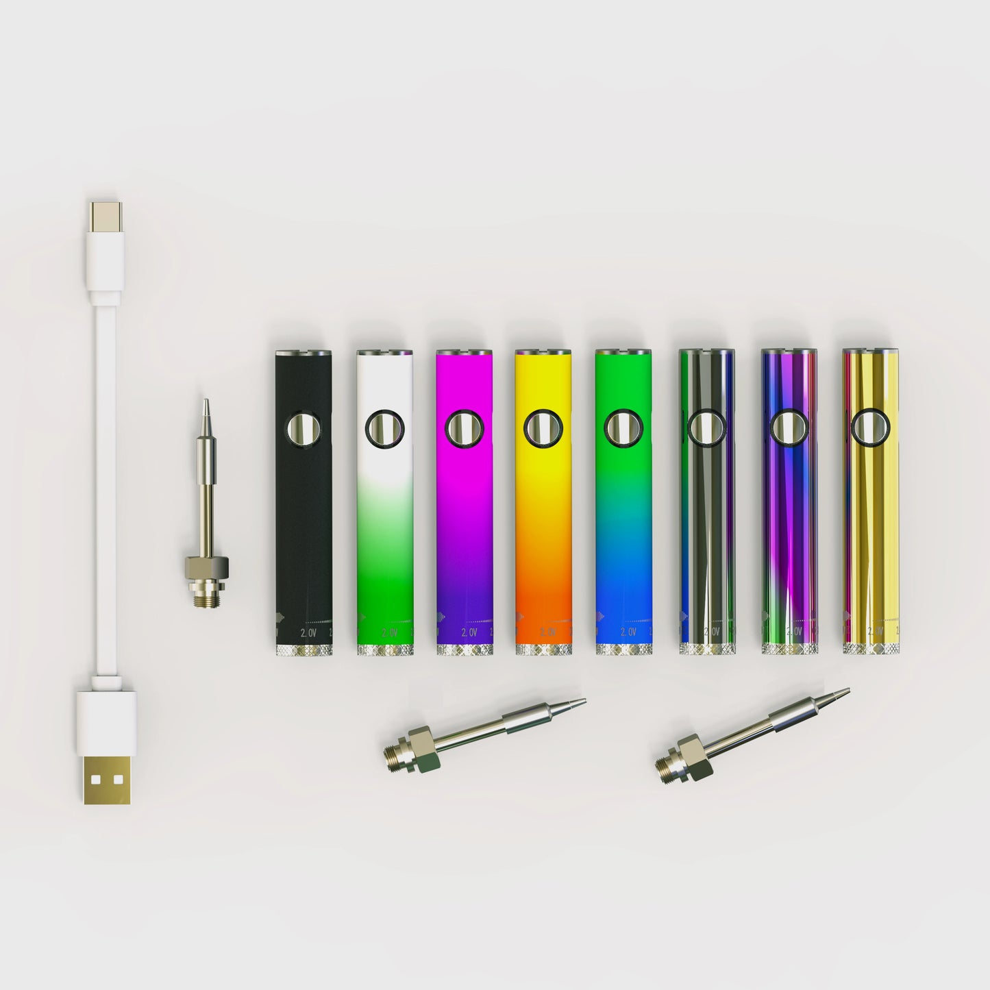 1pcs  650mah Twist Battery, 510 Thread Rod Adjustable Voltage, Electric Soldering Iron Pen Solder Repair Tools