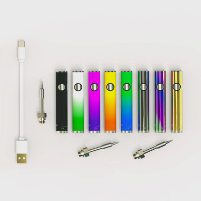 1pcs  650mah Twist Battery, 510 Thread Rod Adjustable Voltage, Electric Soldering Iron Pen Solder Repair Tools