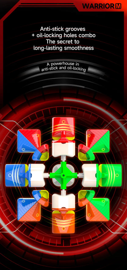 QiYi Warrior Magic Cube 3x3 Magnetic UV Educational Puzzle Magic Cube Toys For Children Kids Gift Toy Cubo Magico