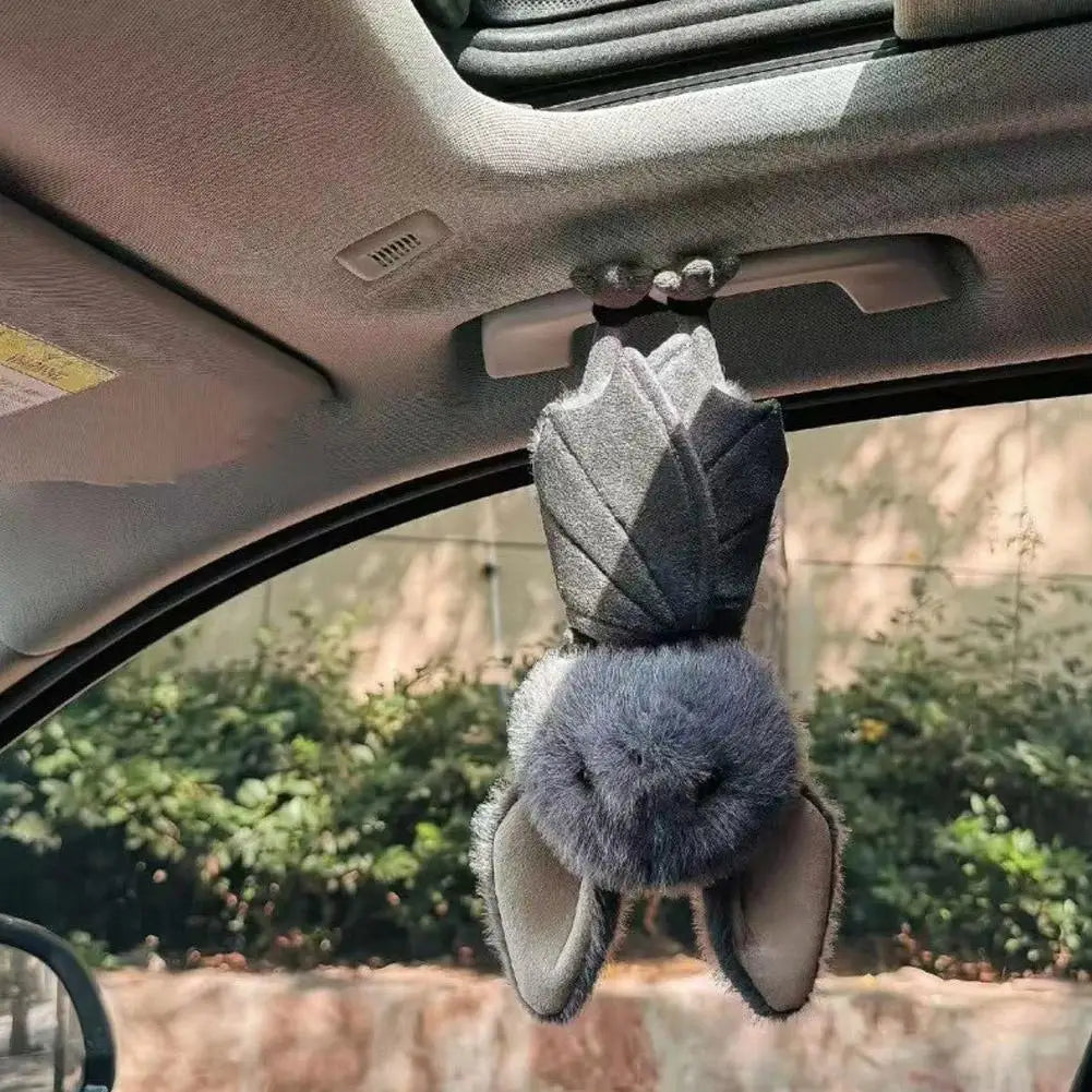 Cartoon Bat Plush Toy 20cm Bat Cartoon Funny Design Bat Plushies Soft Stuffed Grey Bat Stuffed Animal Car Decoration