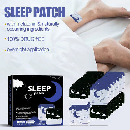 Sleep Aid Patch Improve Sleeping Quality Sleeping Aid Apnea Device Patches Relieve Irritability Insomnia Anxiety