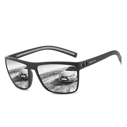 ZENOTTIC Fashion Polarized Sunglasses Shade for Women Men Lightweight TR90 Frame UV400 Protection Square Sun Glasses