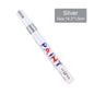 3pcs White Paint Pen Paint Markers Waterproof Car Tyre Oil-Based Paint Pen Set Quick Dry And Permanent