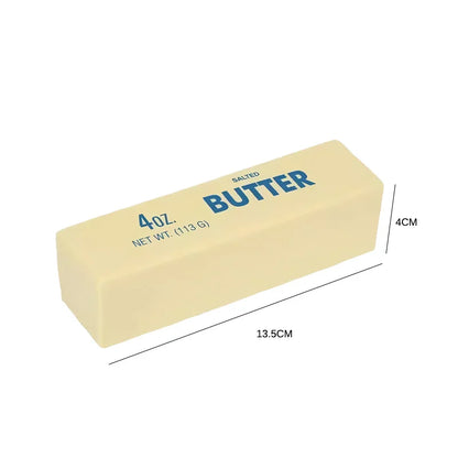 Butter Stick Squishy Fidget Toys Elastic Cheese Stick Funny Squeeze Prank Toy Stress Anxiety Relief Game Gift