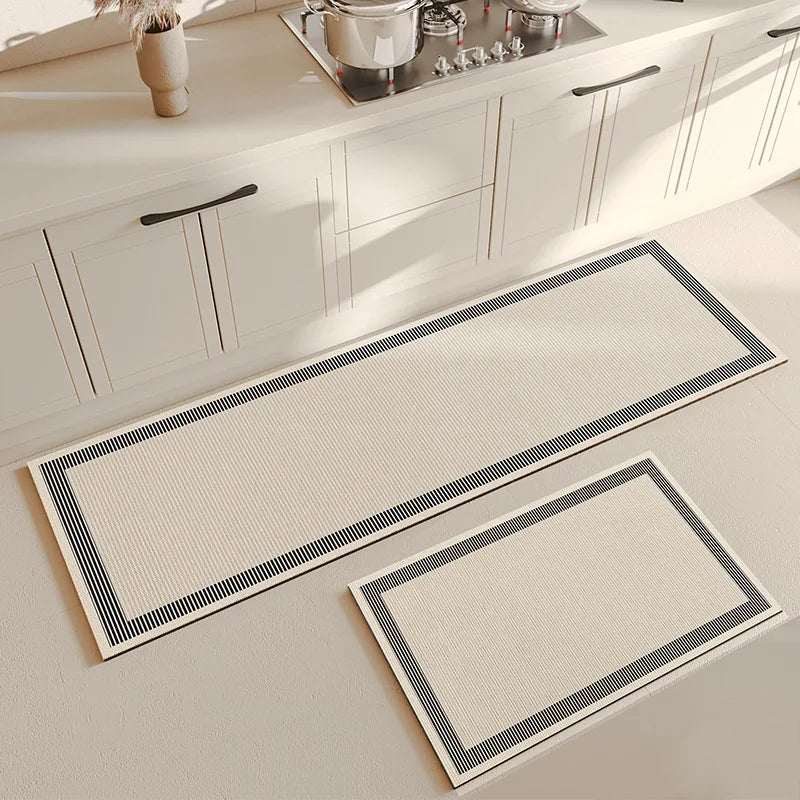 Super Absorbent Shower Bath Mat Bathroom Anti-Slip Carpet Rug Simple Kitchen Entrance Soft Door Bathtub Side Bath Mat Home Decor