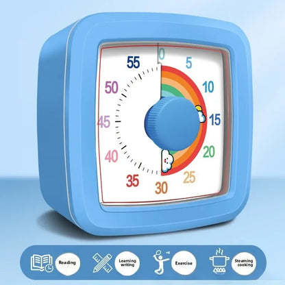School Visual Timer for Children with Night Light, Digital Stopwatch, Pomodoro Timer for Kitchen and Home Use