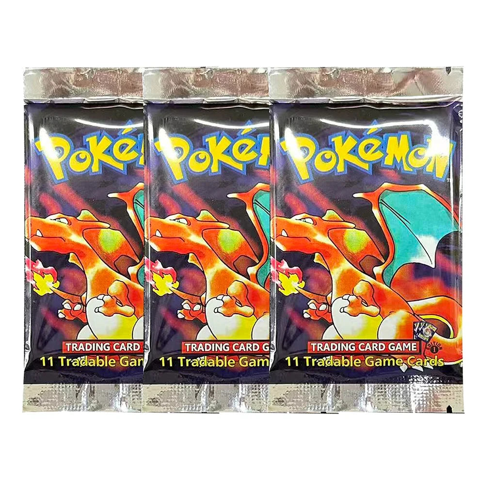 Pokemon Foil 36 Packs 1ST Edition Classic Base Set Proxy Cards PKM Games Board Games Whole Set Card Collection Toys Gifts New