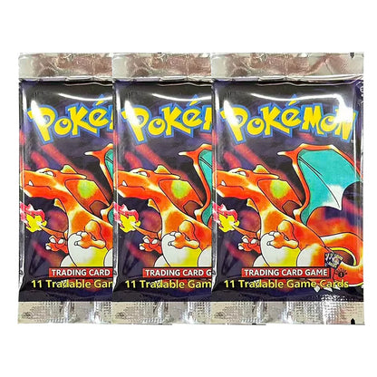 Pokemon Foil 36 Packs 1ST Edition Classic Base Set Proxy Cards PKM Games Board Games Whole Set Card Collection Toys Gifts New