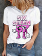 Funny 67 Brainrot Women T Shirts for Laddy Six Seven Brain Rot T-Shirt Party Tshirt for Girls T shirt for Woman Tops Tees