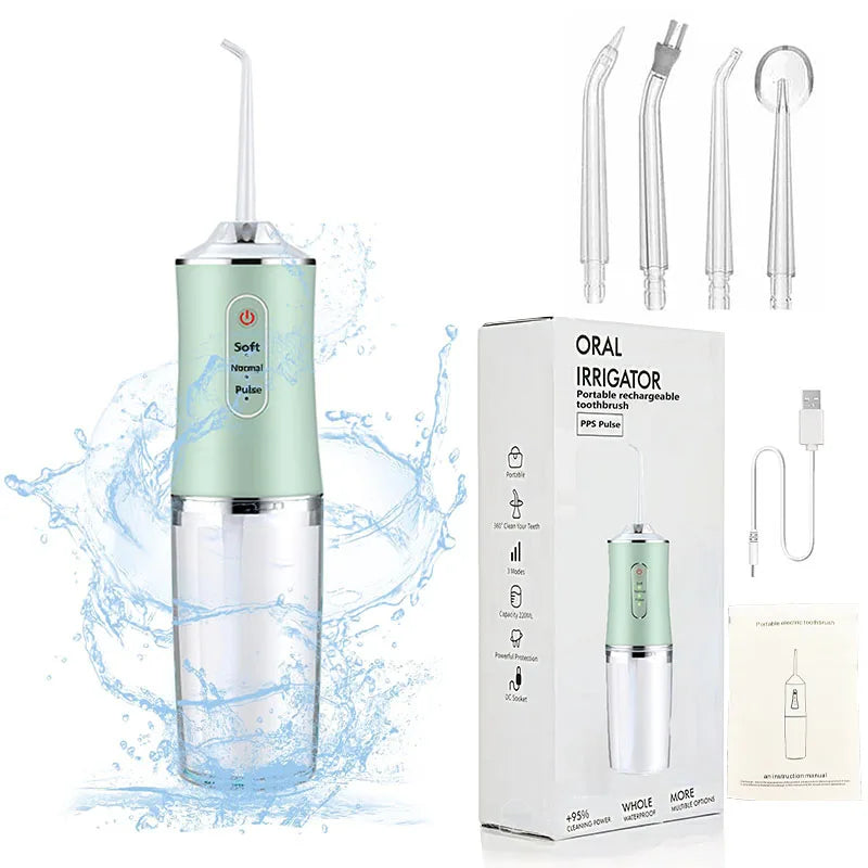 Water Dental Waterpick Irrigator Ipx7 Waterproof Irrigation Mouthwash Machine Oral Floss Flosser Irigator For Teeth Cleaner