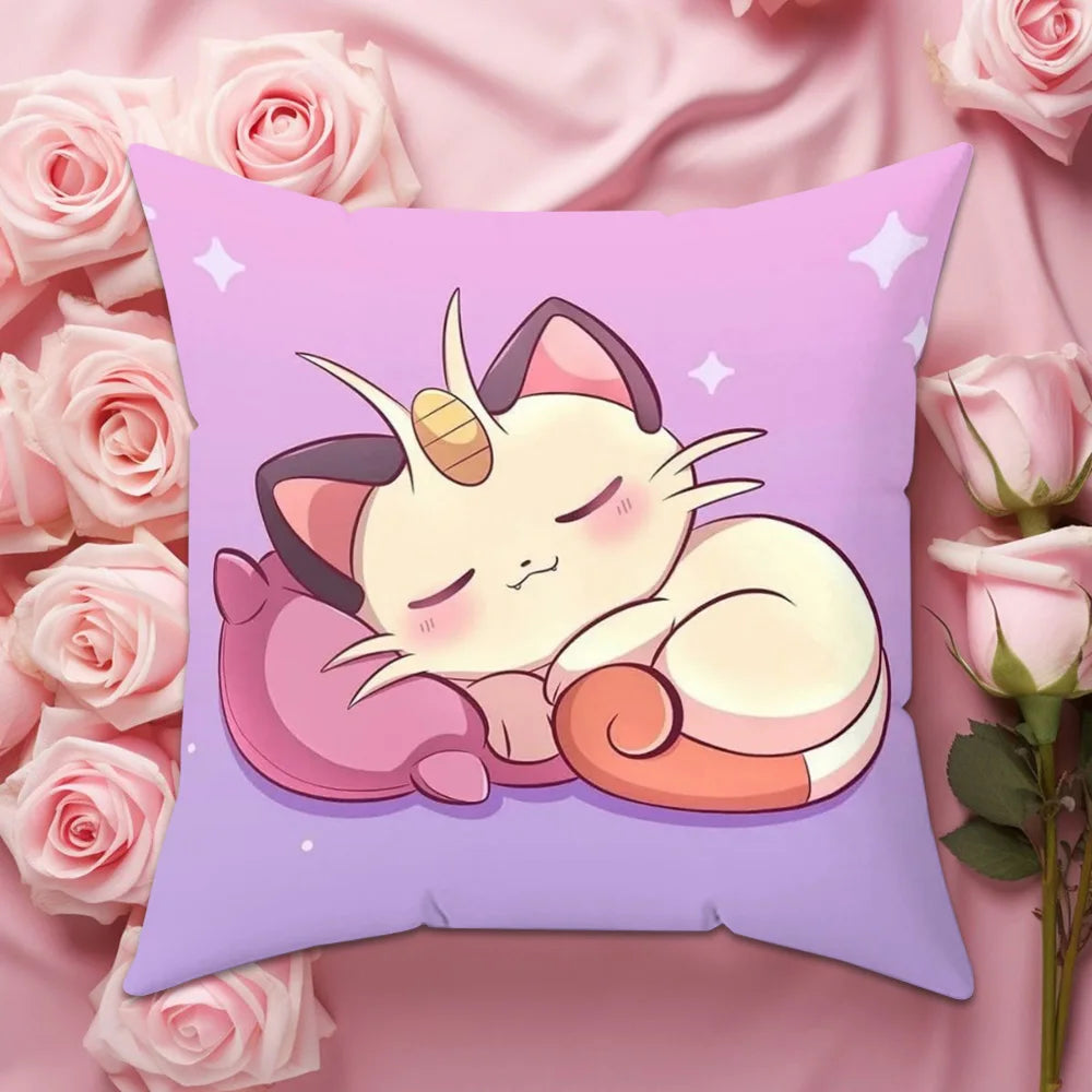 Home and Decoration Pillow Case Decorative Cushion Cover 60x60cm Bedroom Pokémon Pillowcase Car Sofa Cushions Covers Pillows Bed