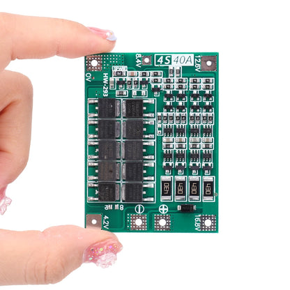 BMS 3S/4S 5A 10A 20A 25A 40A 60A Płytka zabezpieczająca ładowarkę do akumulatorów litowo-jonowych 18650 do wiertarki 12 V z funkcją wzmocnienia/balansu