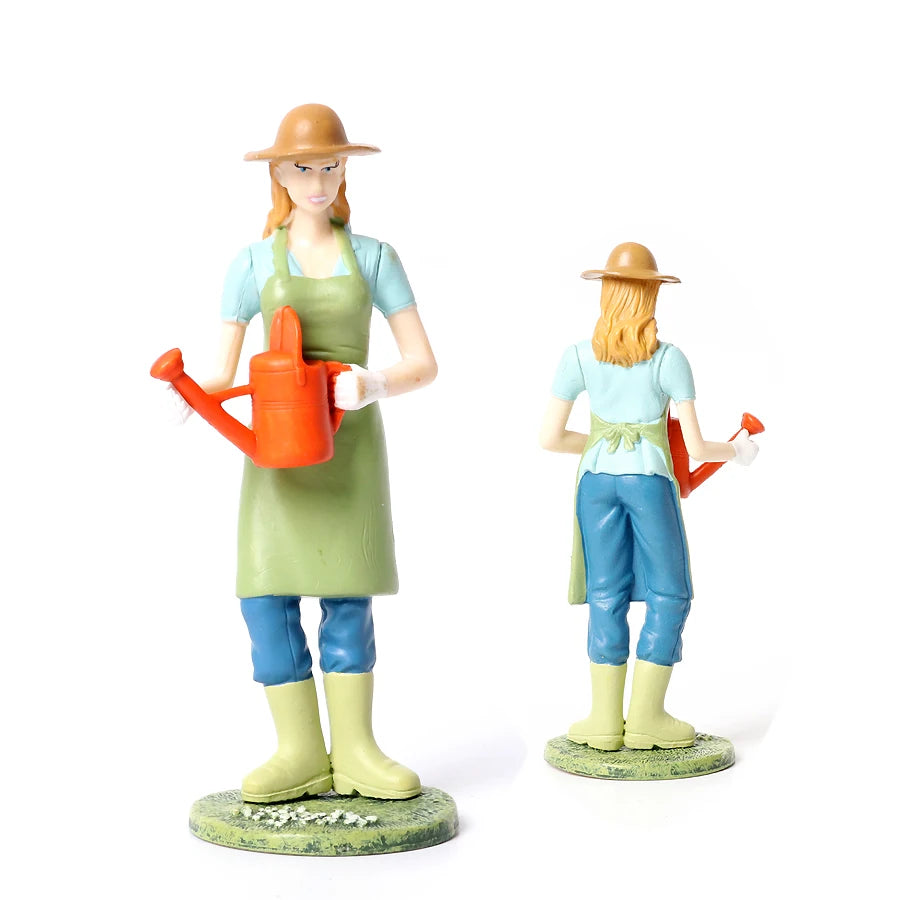 Realistic Professionals Pretend Career People Figures,Representing a Variety Of Occupations From Fire Fighter to Nurse Figurines
