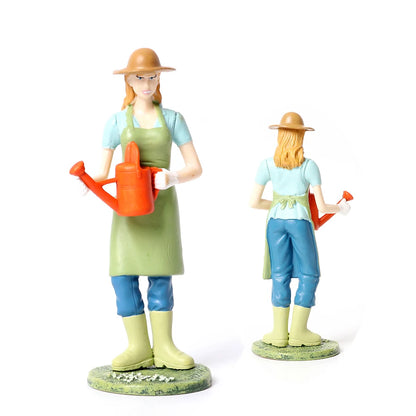 Realistic Professionals Pretend Career People Figures,Representing a Variety Of Occupations From Fire Fighter to Nurse Figurines