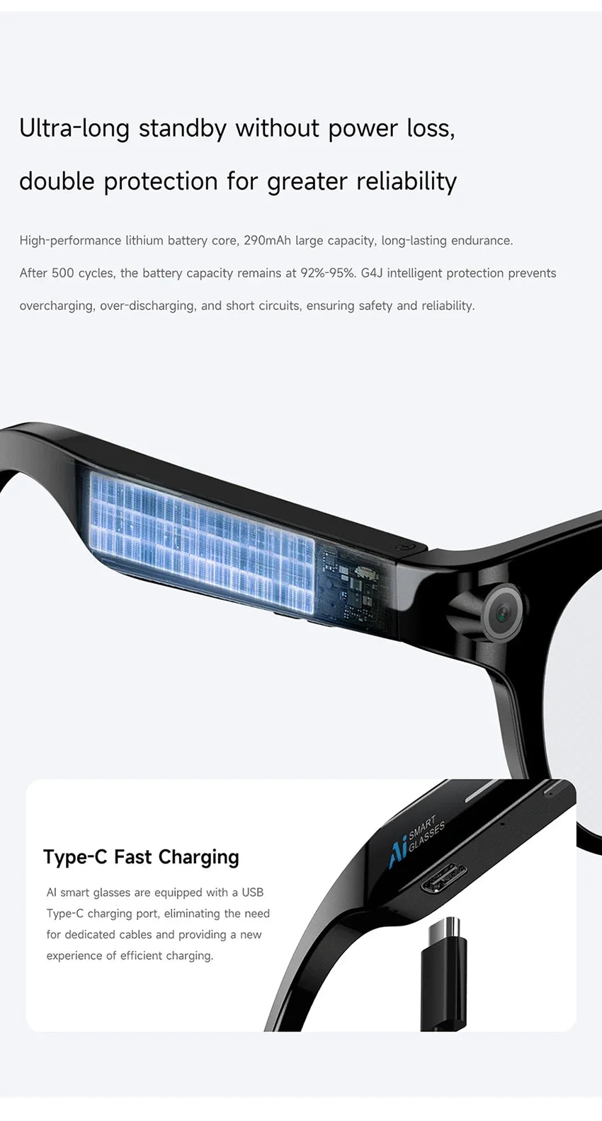 Xiaomi AI Smart Glasses 8K HD Camera LED light Translation Dialogue Meeting Video Record Outdoor Sports Sunglasses 2026 New