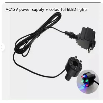 6 LED Underwater Lights12V Aquarium Waterfall Night-Lights Garden Spotlight Lamp Swimming Pool Fountains Pond