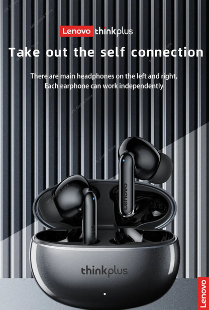 Oryginalne słuchawki Lenovo XT88 TWS bezprzewodowe Bluetooth 5.3 podwójny mikrofon Stereo redukcja szumów bas HIFI sterowanie dotykowe douszne