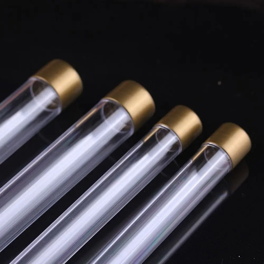 Portable Acrylic Incense Stick Tube Transparent with Detachable Airtight Lid Incense Holder Joss Stick Storage Tube