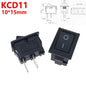 5/20/100pcs Auto Car Truck Boat Rocker Switch 250V 3A 2Pin ON/OFF Toggle SPST Switches Rocker Switch 10x15mm 15*21mm