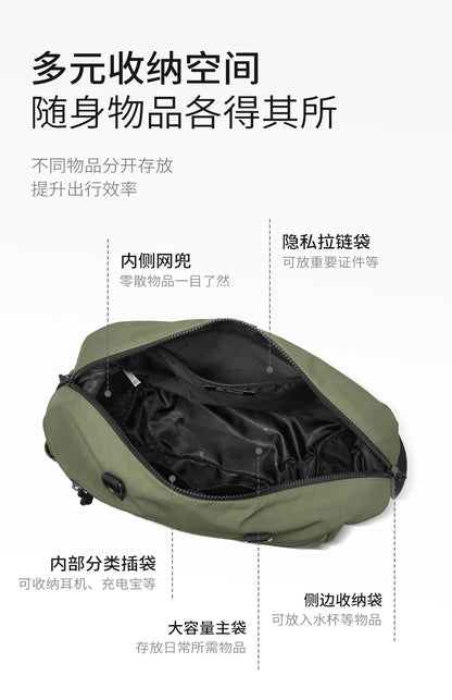 MOYYI INS Korean Style Men Messenger Bags Women Travel Casual Large Hobo Bag Waterproof Nylon Laptop Crossbody Shoulder Bag