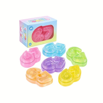 Slow Rising 67 Maltose Squeeze Toy Cartoon Pinch Six Seven Fidgets Toys 7.5cm Hand Relax Slow Rebound Toy Birthday Gift