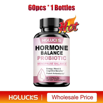 Hormone Balance Probiotic, Supports Menopause Balance, Relieves Fatigue, Mood Swings, Improve Digestion & Metabolism