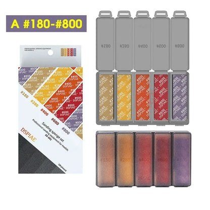 DSPIAE SS-S01 SS-S02 Model Sponge Sandpaper Combo Set for Gundam  Model Making Tool Grinding Polishing Sanding Paper DIY Craft