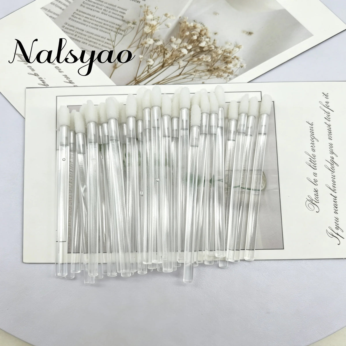 100/300PCS Disposable Lip Brush MakeupTool Beauty Accessories  Brushes Lipstick  Applicator Wands Wholesale Eyelashes Extension