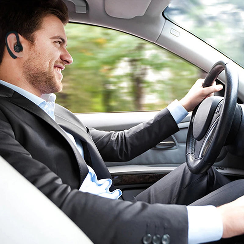 V9 Business Wireless Headphone With HD Mic Calling Noice Cancelling Driver Car Sport Bluetooth Headset 270° Rotation Earphone V8