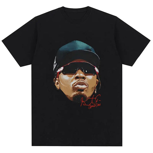 Tank Gervonta Davis Face Graphic T-shirt Vintage Sport Boxing T Shirts 100% Cotton Oversized Summer Tee Shirts Streetwear Male