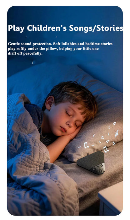 Mini Sleeping Bluetooth Speaker Rechargeable White Noise Sleep  Aid Soundbar Wireless Music Player Support TF Card Timed Shutdow
