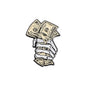 Creative US Dollar Money Enamel Pins Collection Cartoon Banknote Get Rich Brooch Backpack Lapel Metal Badge Fun Jewelry for Gift