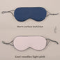 Double-sided Cool and Warm Dual-use Breathable Ice Silk Summer Eye Mask Blocks Light Without Pressing The Eyes Protects Sleep