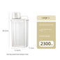 Laundry powder storage box, bathroom laundry detergent storage tank, transparent acrylic box, household necessities