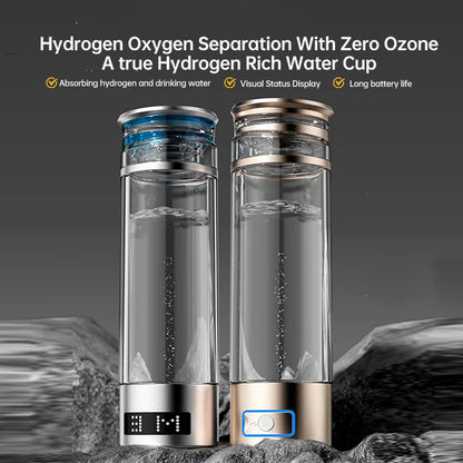USB Battery-Powered Portable Hydrogen-Rich Water Cup 6000 Ppb 9000 Ppb for Home And Car Use