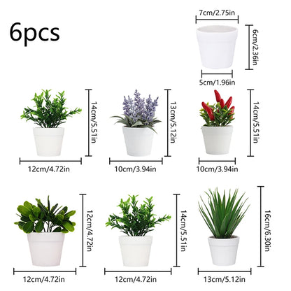 1SET Simulation Plant Potted Plant, Suitable For Commercial Office Counter, Living Room, Study, Courtyard, Home Decoration