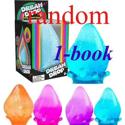 Needoh Dream Drop Squishy Squeeze Toy Safety Non-Toxic Slow Rebound Squish Anxiety Relief Autism ADHD Focus Toy for Adults Gift