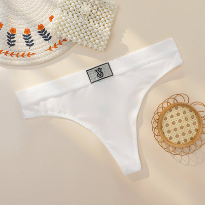 VS Comfortable Breathable Panty Victoria's Secret High Waist Underwear Sexy Lingerie Women Panties Seamless Lace Thongs