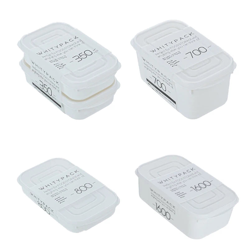Japanese Frozen Meat Packaging Box Food Grade Refrigerator Storage Fruit Vegetable Preservation Prepare The Dishes Divided Box