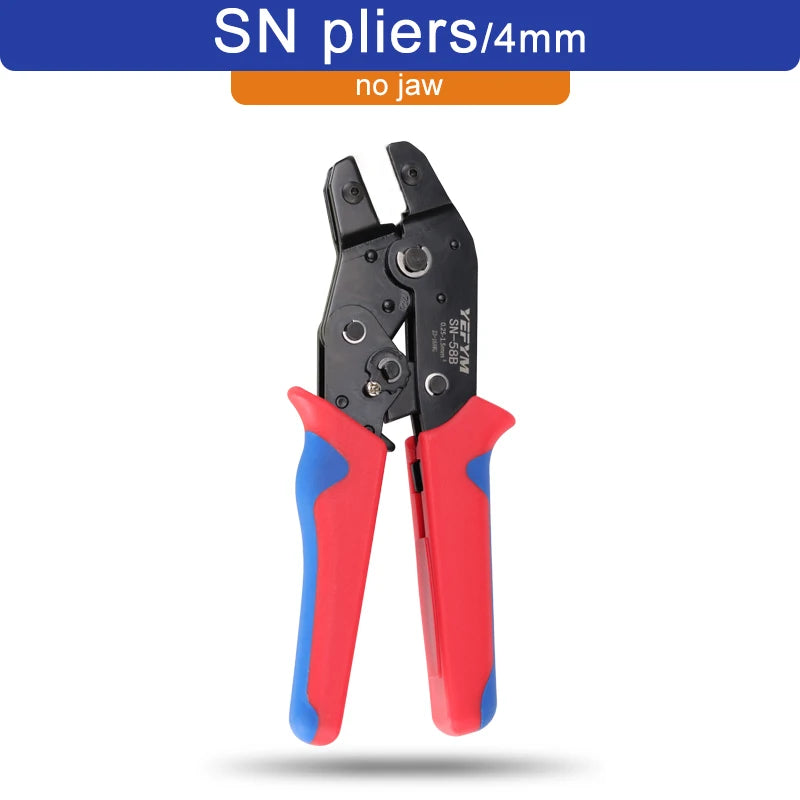 1 pcs Jaw (Width 4mm/SN Pliers) Powder Alloy For TAB 2.8 4.8 6.3 XH2.54 Plug Insulation Tube Terminal Tools Crimping Pliers