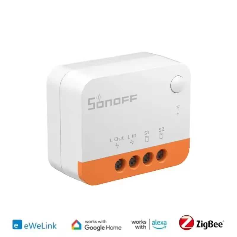 SONOFF ZBMINI-L2 Smart Switch Module No Neutral Wire Required Smart Home 2 Way Control Support EWeLink APP Alexa Google Home