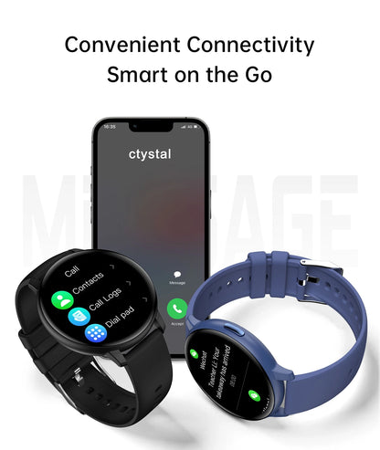 LIGE Fitness Tracker Smartwatch 2025 Heart Rate Monitor Voice Assistant Bluetooth Call IP67 Waterproof New Sports Smart Watches