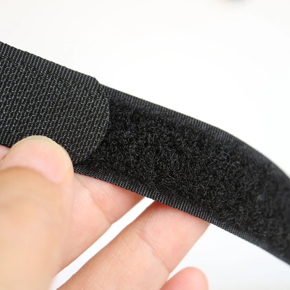 Reusable nylon Fastening luggage Ties with buckle 5cm*0.5M/1M back to  Hook and Loop fastening sticky tape straps