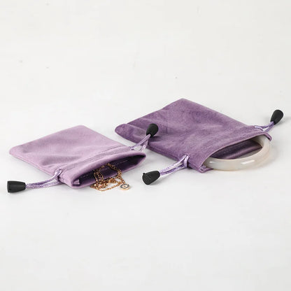1pcs Gift Cloth Bags with Drawstring New Year Wedding Easter Package Pouches Soft Touching Jewelry Velvet Bag