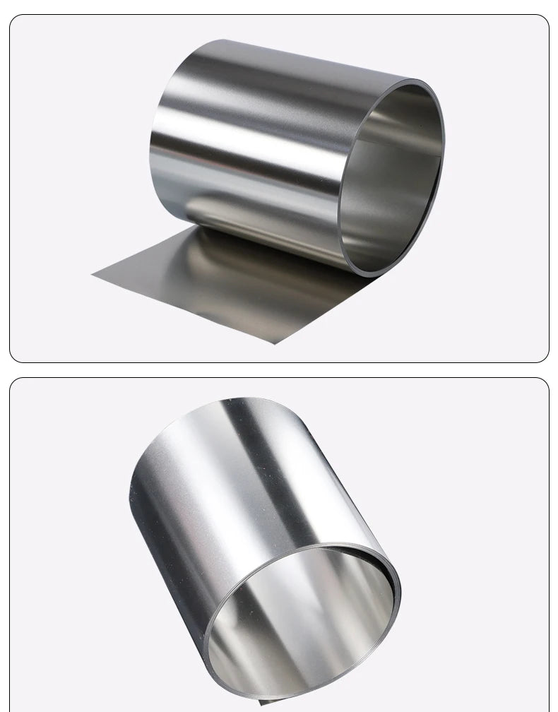 1 Meters 304 stainless steel strip sheet steel  coil steel strip 0.01 0.02 0.05 0.1 0.2 0.3 0.4 0.5 mm thickness