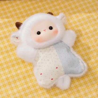 Cartoon Bean Bag Doll Soft Fluffy Texture Decompression Stuffed Animals Supine Position Skin-friendly